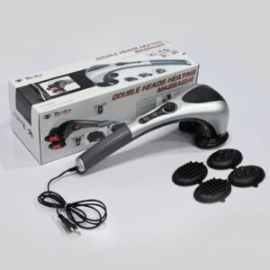 Double head heating massager