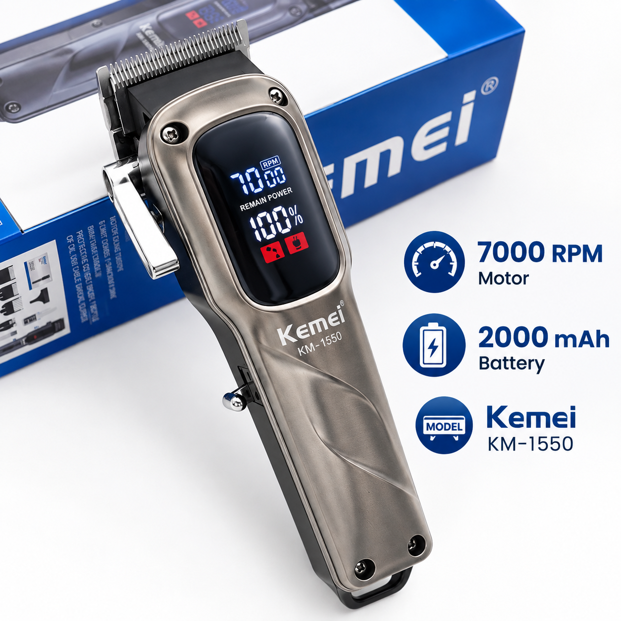 Kemei km -1550 Model - Image 3